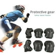 thumbnail image 2 of CoastaCloud Outdoors Sports Kid's Teens Childrens Adults 6PCS Wrist Elbow Knee Pads Cycling Blading Safety Skateboard Roller for Bicycle Gear Guard Inline Skating, Skateboard, Scooter, 2 of 7