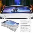 thumbnail image 5 of Bingfone Astronauts Start Running Car Windshield Sun Shade Protector Keep Your Vehicle Cool Sun Shield Visor Cover Foldable For Car Truck Suv-Small, 5 of 9