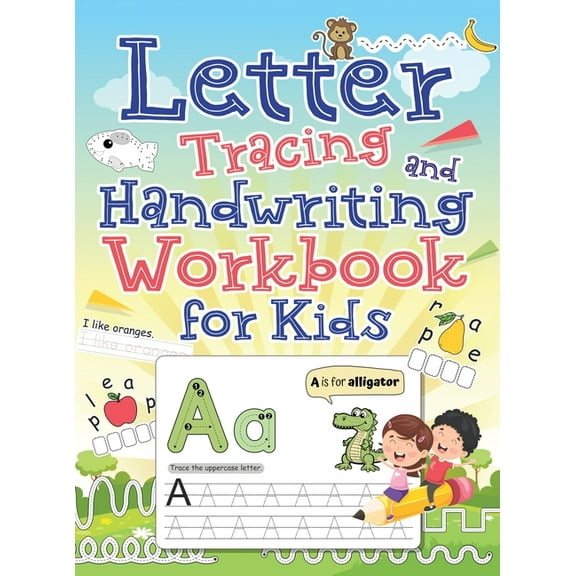 Letter Tracing and Handwriting Workbook for Kids, (Hardcover)