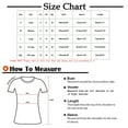 thumbnail image 3 of Womens Dressy Casual Tops and Blouses Hollow-Out Puff Short Sleeve Summer T Shirts 2023 Crew Neck Tunic Tshirts, 3 of 5