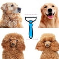 thumbnail image 5 of Pet Grooming Brush - Hair removal brush rake for dogs and hair removal tool for cats, double-sided bottom hair rake for mats and tangles, 5 of 12