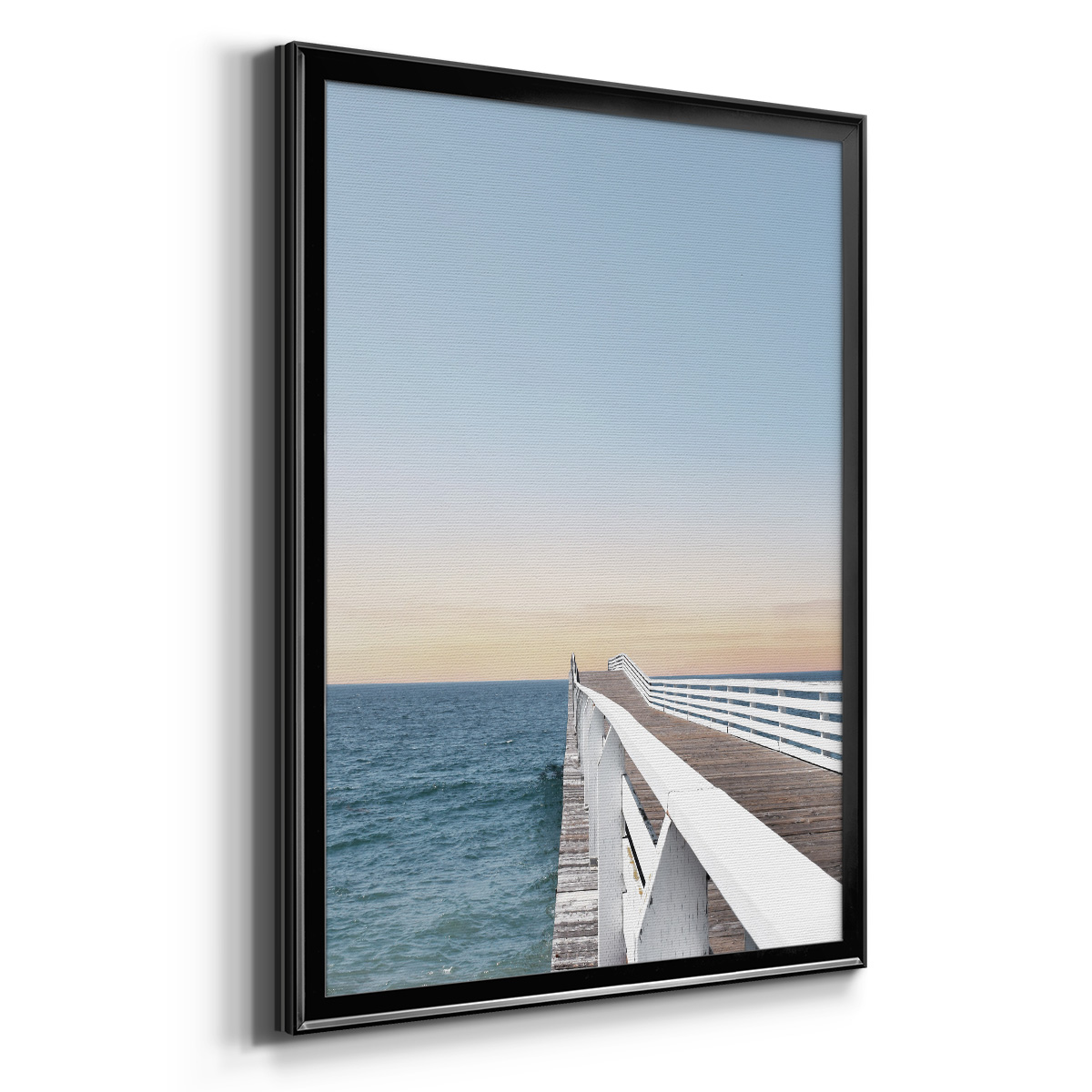 Day at the Pier Premium Classic Framed Print - Ready to Hang