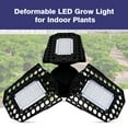 thumbnail image 4 of Lampe de Croissance des Plantes Pliable à Base E27 85-265V avec Spectre Rouge et Bleu, 108 Perles LED (24 Rouges + 12 Bleues) x3, Matériau ABS+PC, Haute CRI>80 pour Semis d'Intérieur, Succulentes, Fruits, Légumes, 4 of 6