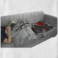 thumbnail image 6 of London Soft Flannel Fleece Throw Blanket, London Telephone Booth in the Street Traditional Local Cultural England UK Retro, Cozy Plush for Indoor and Outdoor Use, 50" x 60", Red Grey, by Ambesonne, 6 of 6