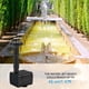 thumbnail image 4 of Kit de Bomba de Fuente de Agua con Energía Solar con 4 Boquillas, Caudal de 200 L/H y Panel de 7 V/1,2 W para Jardín, Bebedero para Pájaros y Pecera., 4 of 7
