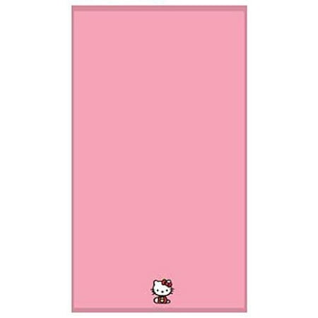 Hello Kitty Embroidered Pink Hand Towel - 16 in x 28 in