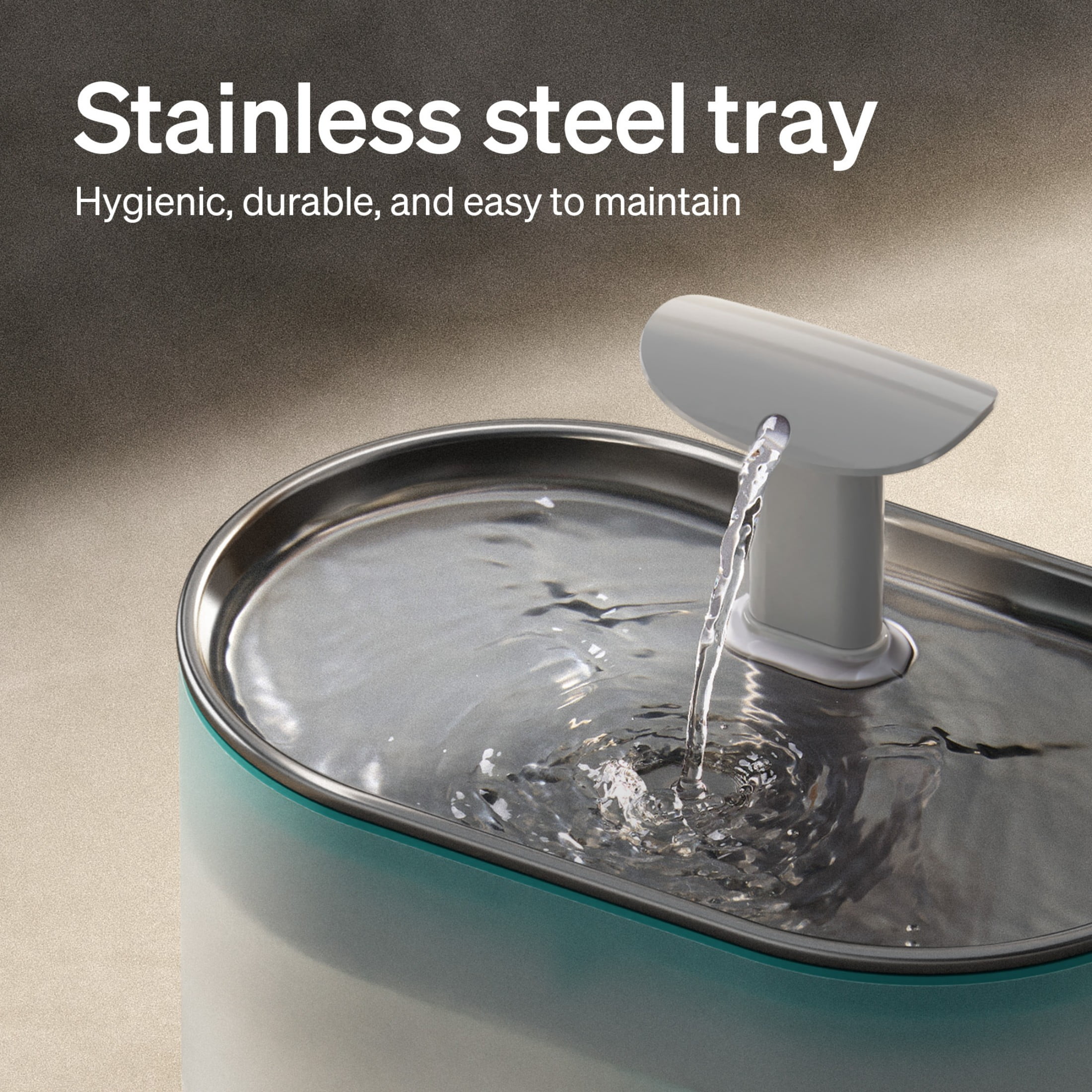 Capsule Stainless Cat Water Fountain