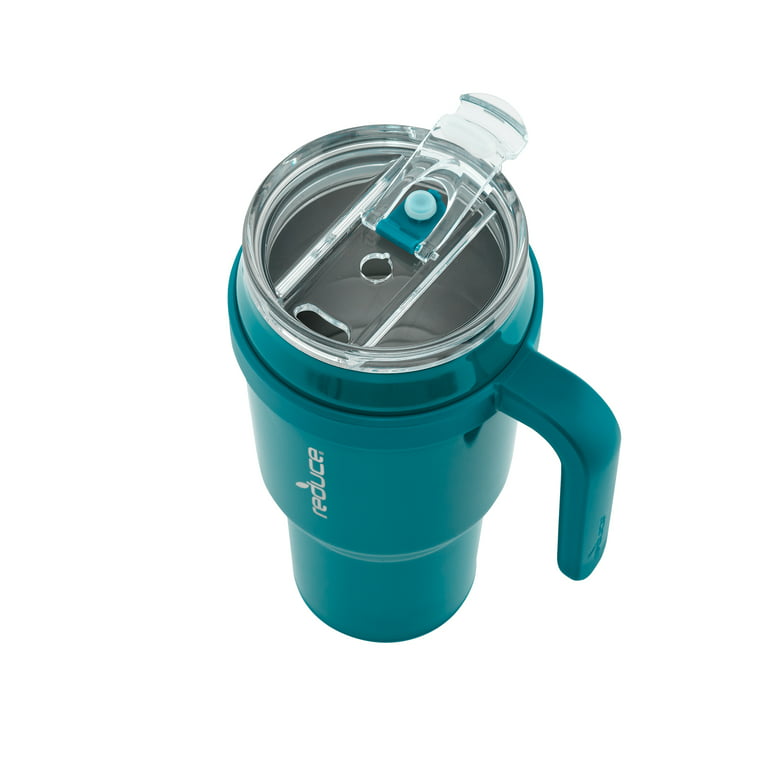 NEW Reduce 3-in-1 Teal 14oz Cup Coldee Stainless Steel Tumbler Lid