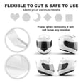 thumbnail image 4 of Uxcell Reflective Tape, Self-Adhesive Trailer Reflector Tape Warning Safety Sticker High Visibility Night Reflectors White 1, 4 of 6