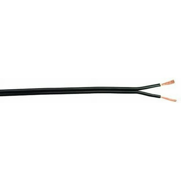 Coleman Cable 60126-66-08 16/2 SPT-2 Bulk Lamp Cord, 300-Volt 16-Gauge 250-Feet Spool, Black by Coleman Cable