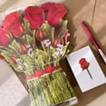 thumbnail image 6 of Wrapables 3D Pop Up Floral Greeting Card, Flower Bouquet Card for Mother's Day, Birthday, Anniversary, All Occasions, Rose Bouquet, 6 of 7