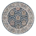 thumbnail image 3 of Unique Loom Nyla Collection Area Rug - Princess (5' 3" Round Blue/Dark Gray), 3 of 7