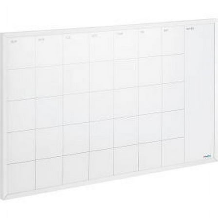 Global Industrial Steel Cubicle Calendar Whiteboard Monthly 24""W x 14""H