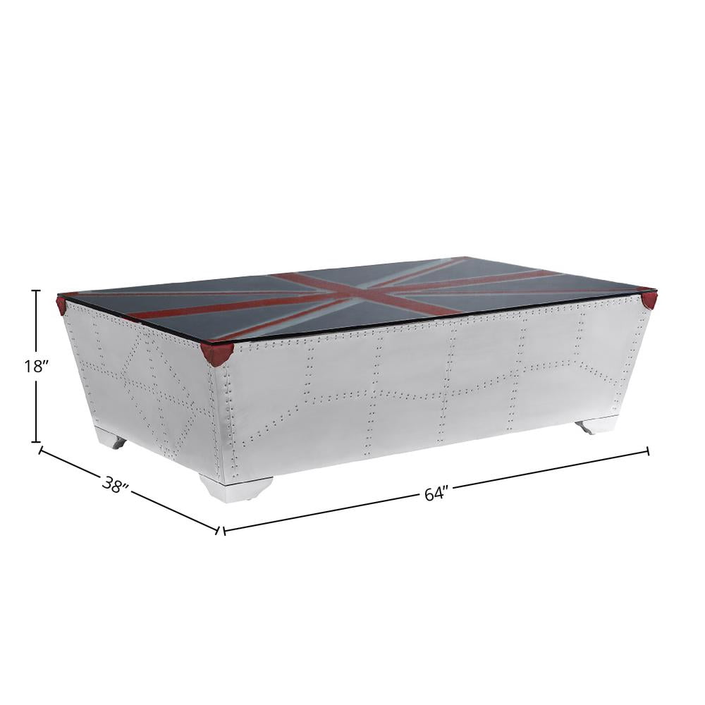 Acme Furniture Brancaster Coffee Table , Aluminum