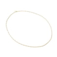 thumbnail image 1 of Cadena Martillada Bitono Ametrinaa 2mm Oro Italiano Sólido 10k 50cm, 1 of 5