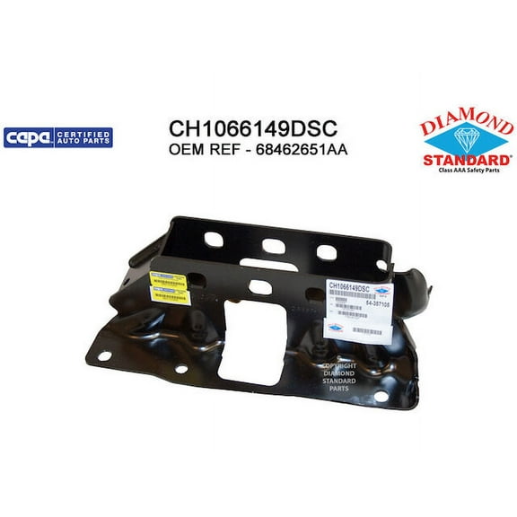 Front Right Passenger Side Bumper Mounting Bracket - Compatible with 2019 - 2023 Ram 2500 2020 2021 2022