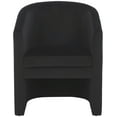 thumbnail image 6 of SAFAVIEH Elysian Modern Style Accent Chair, Black Velvet, 6 of 13