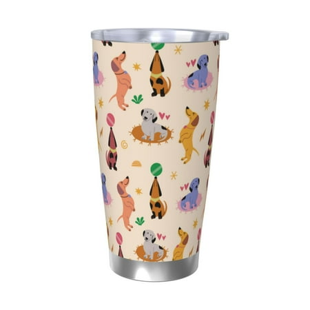 

Coaee Dogs In Different Poses for 20oz Insulated Kettle Water Bottle For Running Hiking Cycling Climbing Men S Woman Insulated Water Bottle-Without Straw