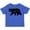 Royal Blue, variant on Inktastic California Black Bear Silhouette Boys or Girls Toddler T-Shirt