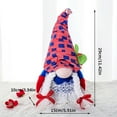 thumbnail image 2 of Patriotic Gnome Decorations, Handmade 4th of July Mrs. USA Swedish Tomte Gnomes Plush Table Ornaments Gift for Independence Day Memorial Day Presidents Day Veterans Day Armed Forces Day, 2 of 8