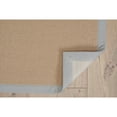 thumbnail image 4 of Contemporary Home Living 1.75' x 2.75' Tufted Solid Bordered Area Throw Rug - Beige and Ice Blue, 4 of 7