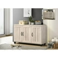 thumbnail image 4 of Corby Dusty Gray Oak Engineered Wood Finish 3-Door Shoe Cabinet, 4 of 6