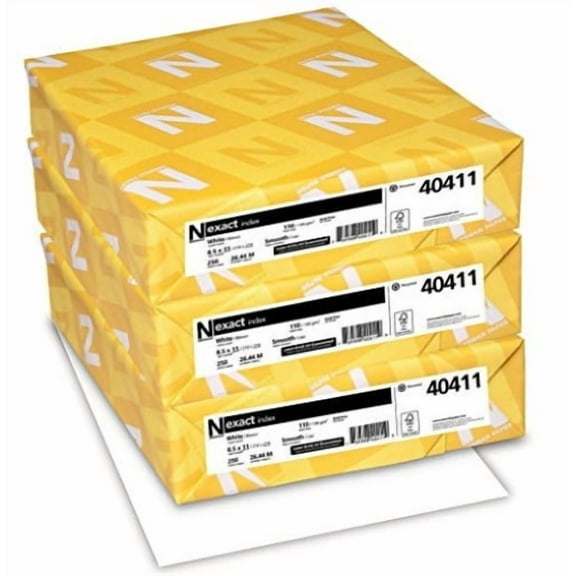 Neenah Exact Index Cardstock KCoua, 250 Sheets, 3Pack (8.5 x 11/110 lb)