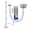C 155cm, variant on Pool Vacuum Cleaner for Above Ground and In Ground Pools, Vacuum Cleaner with Extendable Pipe & Extension Rods, Extendable Cleaning Tool, Handheld Pool Cleaning Kit