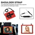 thumbnail image 6 of Case for iPad 9th/8th/7th Generation 10.2 inch Case with Shoulder Strap, Shockproof Handle Kickstand, Red, 6 of 7