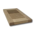 thumbnail image 4 of 4 x 10 White Oak Wood Vent Cover - Flush No Frame (Unfinished), 4 of 8