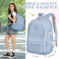 thumbnail image 2 of Gynky School Backpack for College Girls Boys Kids Backpack Middle High School Bookbag Lightweight Daypack for Students Bag, 2 of 8