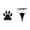 🍒 multicolour_Base#595, variant on Solar Paw Print Stake Lights, Waterproof Outdoor, 3 Modes Auto On/Off for Garden and Lawn, Cool, Warm & Multicolor