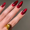 thumbnail image 2 of Pure Desire Minimalist Press-On Nails - Various Nail Shapes, Reflective Cat Eye & Assorted Shiny Tips, 3 Sets (24Pcs/Set) with Complimentary Jelly Glue & Nail File-light tan, 2 of 15