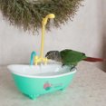 thumbnail image 3 of Yirtree Parrot Automatic Bathtub Toy with Faucet Realistic Washing Parakeets Budgie Cockatiel Conure Parrot Bath Box Bird Supplies, 3 of 7