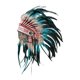 thumbnail image 5 of Tocado de plumas, banda para el pelo, tocado indio para actuaciones escénicas, disfraces, 5 of 9
