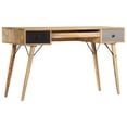 thumbnail image 4 of vidaXL Desk with Drawers 51.2"x19.7"x31.5" Solid Mango Wood, 4 of 12