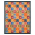 thumbnail image 4 of Transitional Rug - Metropolis Polyamide -Blue/Multi-Color:Blue/Multi,Design:Transitional,Shape:Large Rectangle,Size:8' x 10', 4 of 5