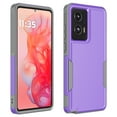 thumbnail image 3 of For Motorola Moto G Stylus 5G 2024 Case with Glass Screen Protector, Tekcoo Heavy Duty Rugged Shockproof Full Body Protective 2-IN-1 Phone Case Cover for Moto G Stylus 5G 2024, Purple, 3 of 10