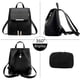 thumbnail image 4 of Bolso para mujer Mochila Monedero Pu Cuero Cremallera Bolsas Moda Casual Mochila Cartera y bolso, 4 of 6