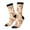 3 Black, variant on flowers and flying butterflies Print Adult Socks for Men & Women,Calf Socks, Ankle Socks,Boots Socks,Breathable Casual Sock,Unisex Crew Socks