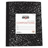 School Smart 002058 8.5 x 7 In. Flexible Cover Marbleback Composition Book- 96 Pages