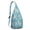 Blue/White, Multi-color, variant on Hawaiian Sea Turtle Print Sling Bag - Tropical Ocean Animal Design Crossbody Backpack, Water-Resistant Marine Life Shoulder Pack (Cute Cartoon Turtle Pattern)