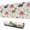 Beige Dinosaurs Flowers, variant on Long Mouse Pads for Desk,Beige Dinosaurs Flowers Leaves Desk Mats on Top Of Desks, Desk Mouse Pad Extra Large with 3mm Non-Slip Base and Stitched Edge for Gaming,Office,Work,Home 31.5"x11.8"