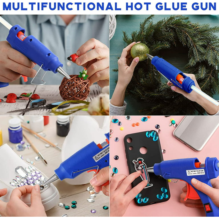 DOINOW Mini Hot Glue Gun Set for Class Project, Small Glue Gun Kids Hot  Melt Arts Craft DIY Glue Gun for Crafts School DIY Arts Home Quick Repairs