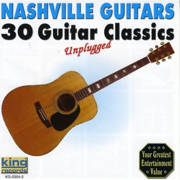 The Nashville Guitars - 30 Guitar Classics Unplugged - Country - CD