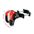 thumbnail image 4 of Sonducket Gancho de soporte en forma de O para patinete eléctrico Mijia M365 /Pro, bolsa colgante de aleación de aluminio, gancho, accesorios Bicicletas eléctricas negro rojo B, 4 of 6
