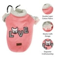 thumbnail image 5 of SussexHome Pets Large Dog Sweater for Large Dogs - Cute Dog Clothes Washable Dog Jacket - High Collar Full Coverage Dog Winter Coat - Pink, 5 of 8