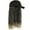 Black hat Long Lbrown wig, variant on YEKEYI Headband Wig Human Hair Wigs Baseball cap Wig Curly Deep Wave Headband Wig Hat Wigs (Brown hat coffee wig)