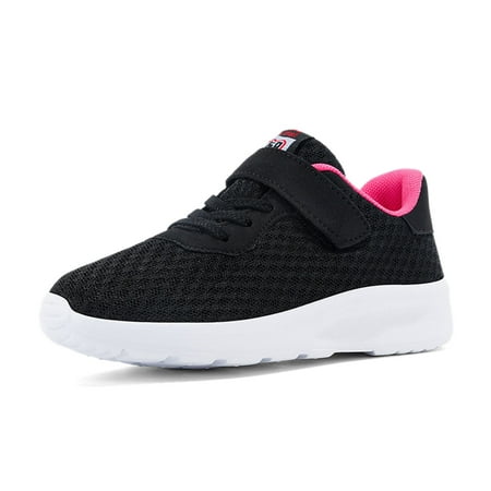 

Xijirk Girls Sneakers Kids Girls Boys Running Shoes Lightwight Breathable On Athletic Sport Sneakers Size 3.5