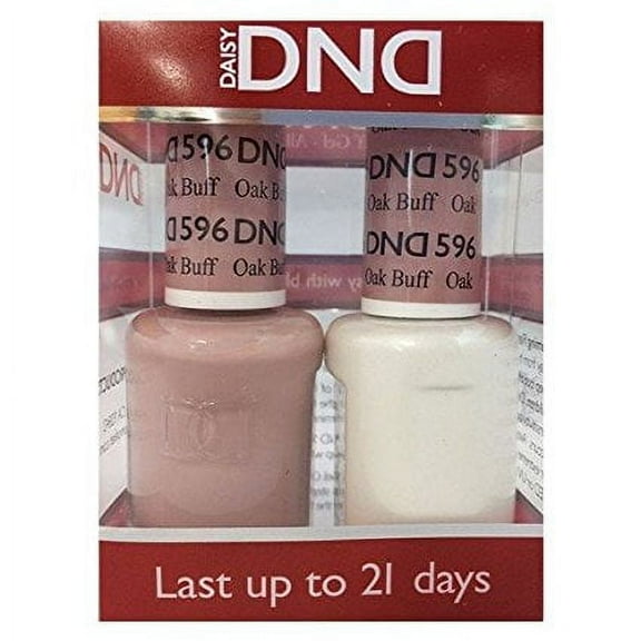 DND Nail Polish Gel & Matching Lacquer Set (596 - Oak Buff)